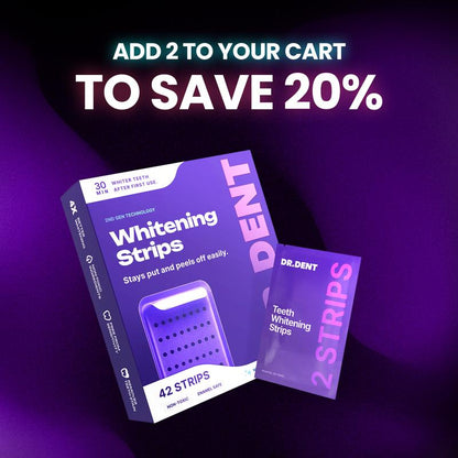 DR.DENT – Purple Whitening Strips (7 / 21 Sessions)