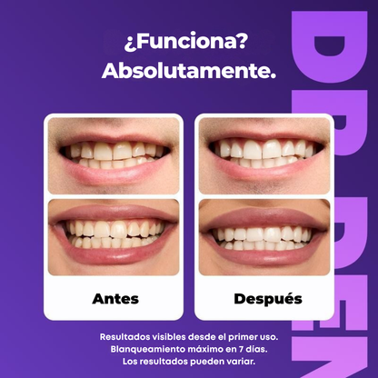 DR.DENT – Tiras Blanqueadoras Moradas (7/21 sesiones)