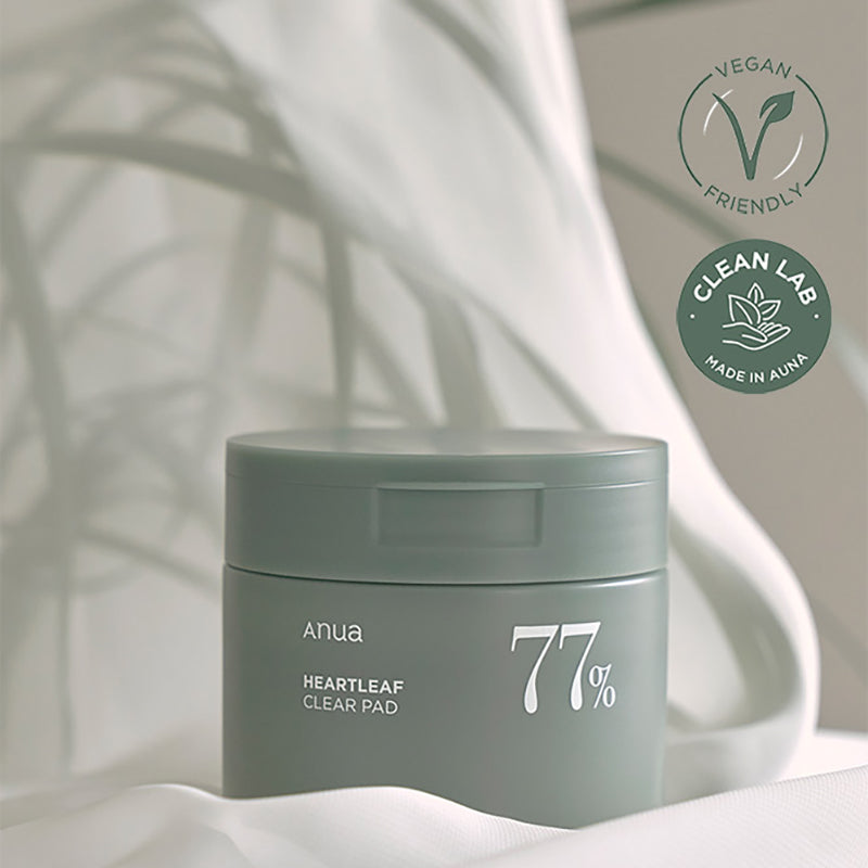 Discos Tónicos Calmantes Heartleaf 77% Clear Pad